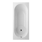 Baignoire en quaryl + pieds Villeroy et boch Libra 170 x 75 cm