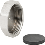 Bonnet nickel 4/4''F