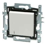 Bouton-poussoir simple NO + voyant Original blanc Niko 101-60000