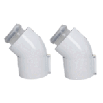 Bulex set de 2 coude 45° -  80/125mm - ( 0020257024 )