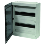 Coffret Vynckier apparent porte transparente Fix-O-Rail 150