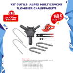 Kit outils  Alpex multicouche - plombier chauffagiste