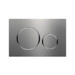 Plaque de commande Geberit sigma20 2-touches inox