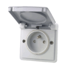 Prise de courant 2P+T  Hydro gris Niko 700-36600
