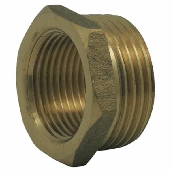 Réduction en laiton à visser 1/2''Fx3/8''M
