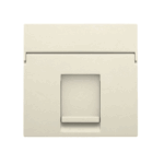 Set de finition avec porte-étiquette prise informatique simple Original crème Niko 100-65100