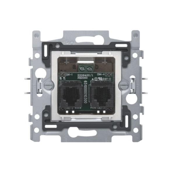Socle prise téléphonique RJ11 Niko 170-09090